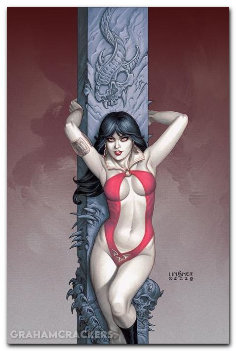 Vampirella #10 (2025) cover i linsner virgin variant