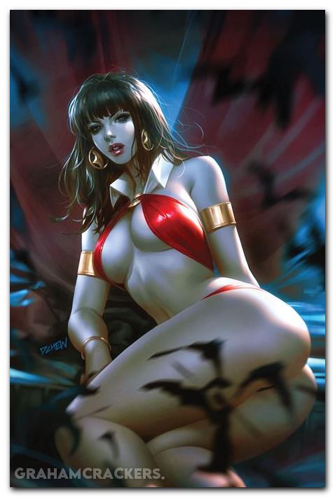 Vampirella #10 (2025) cover k chew virgin variant