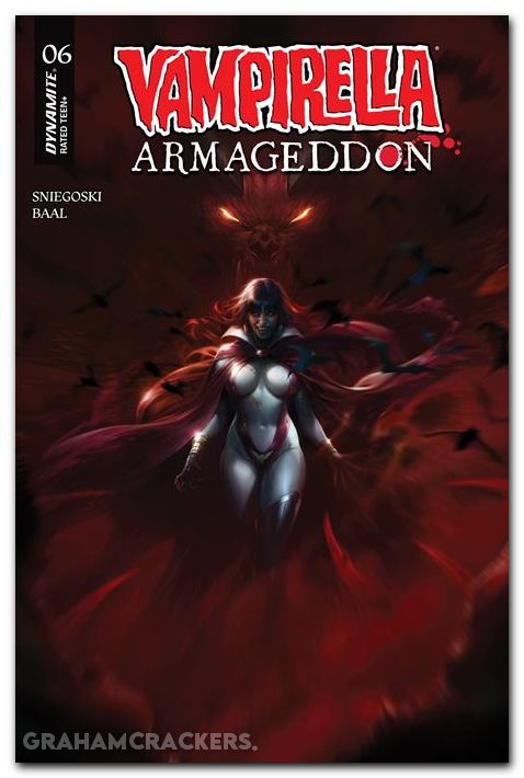 Vampirella Armageddon #6 (2025) cover a mattina
