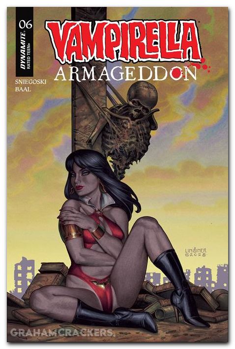 Vampirella Armageddon #6 (2025) cover c linsner variant