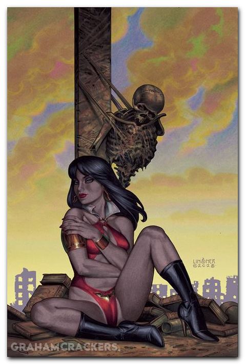 Vampirella Armageddon #6 (2025) cover g linsner virgin variant