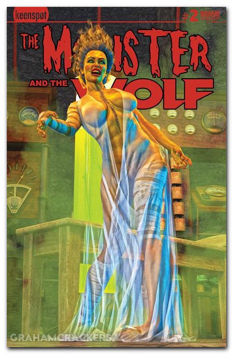 Mark Spears Monsters The Monster And The Wolf #2 (2025) cover d spears the awakening holofoil variant