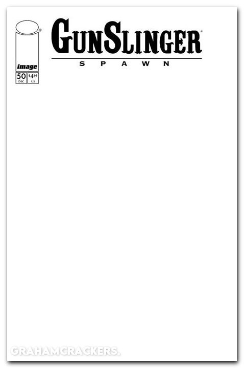Gunslinger Spawn #50 cover d blank variant