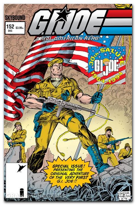 GI Joe A Real American Hero #152 (1982) 2025 hama files edition cover a