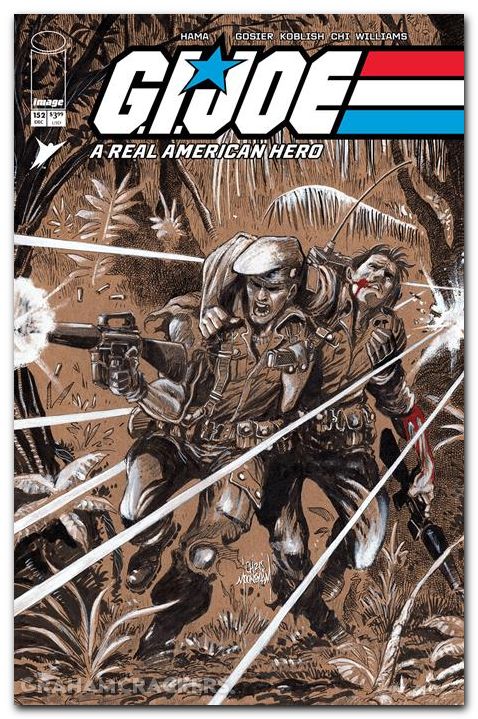 GI Joe A Real American Hero #152 (1982) 2025 hama files edition cover b mooneyham variant