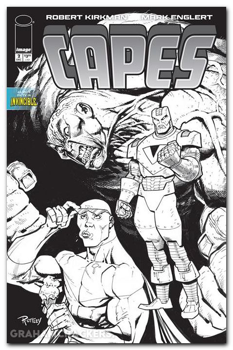 Capes #2 (2025) cover e ottley b&w variant