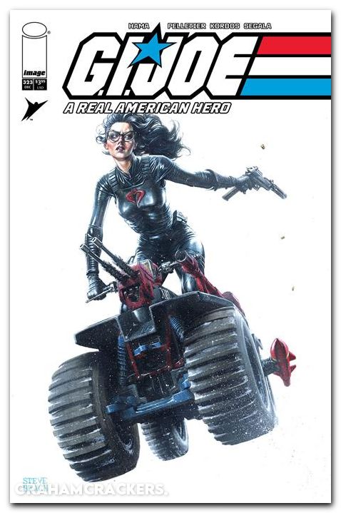 GI Joe A Real American Hero #323 (2023) cover c beach gears of joe foil variant