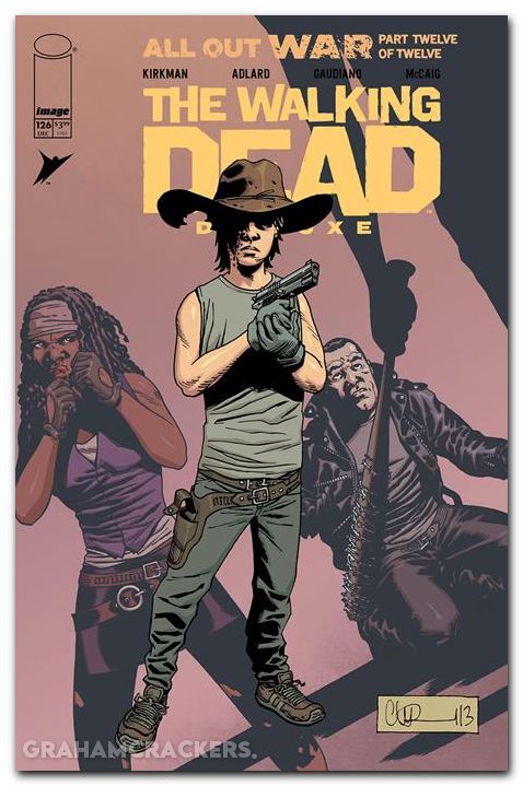 Walking Dead Deluxe #126 cover b adlard variant