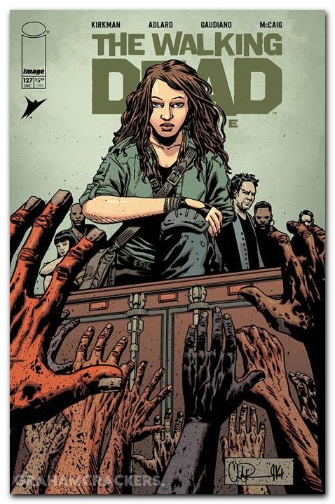 Walking Dead Deluxe #127 cover b adlard variant
