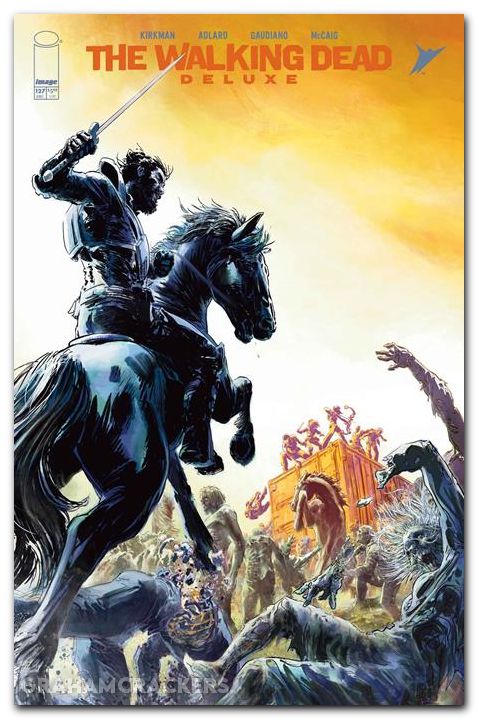 Walking Dead Deluxe #127 cover c gaudiano connecting variant