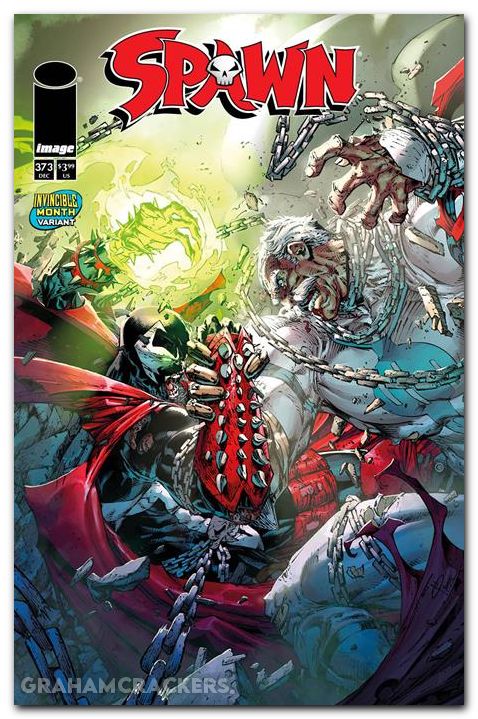 Spawn #373 (1992) cover c booth invincible team up variant