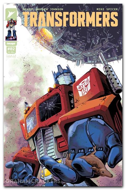 Transformers #2 (2023) tenth print cover h blanco variant