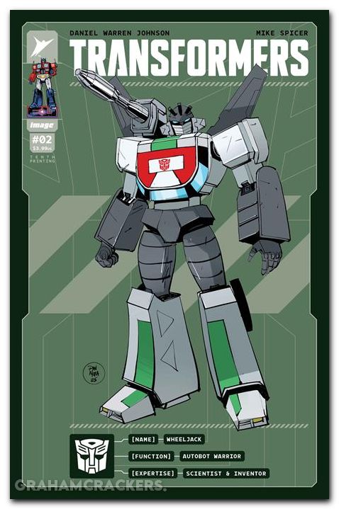 Transformers #2 (2023) tenth print cover j mora variant