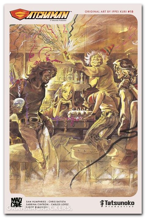 Gatchaman #15 cover b kuri variant