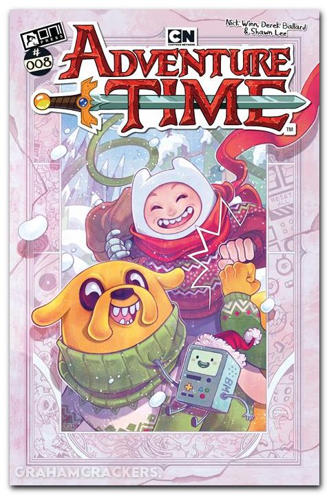 Adventure Time #8 (2025) cover d beals triptych variant