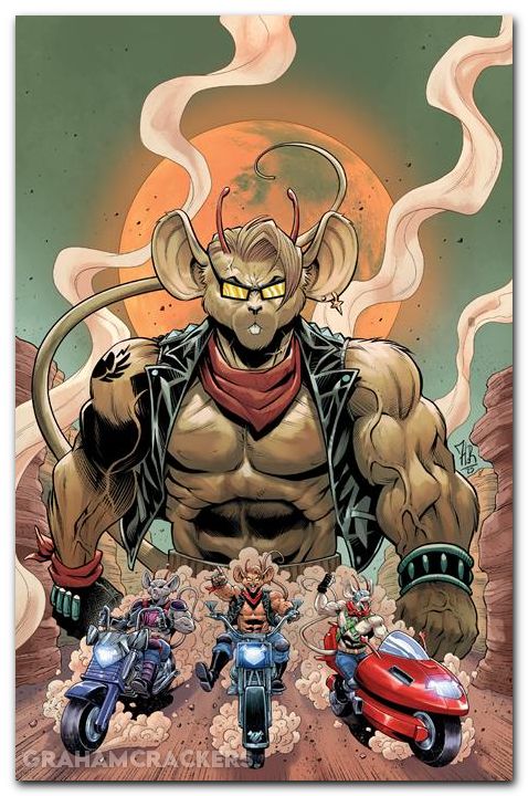 Biker Mice From Mars #7 (2025) cover d tarragona virgin variant