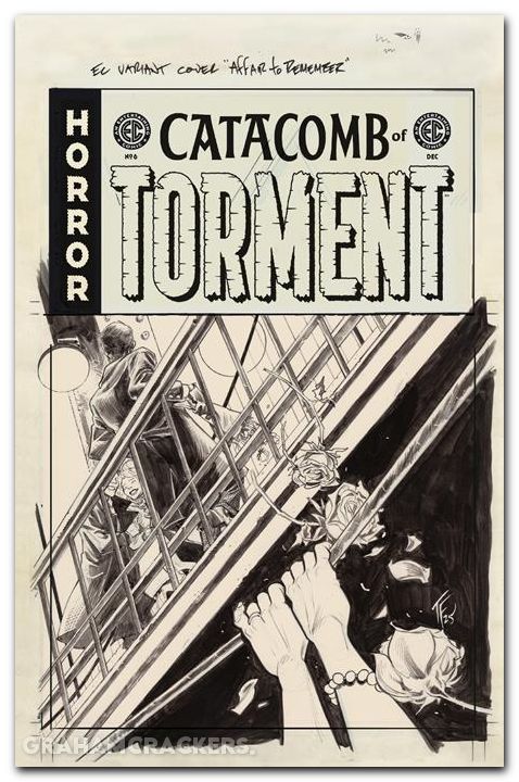EC Catacomb Of Torment #6 (2025) cover d fowler b&w artist edition variant