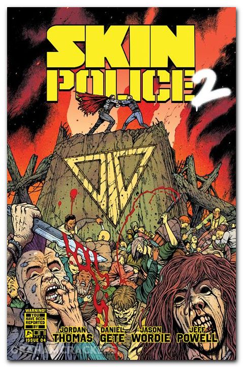 Skin Police 2 #4 (2025) cover a
