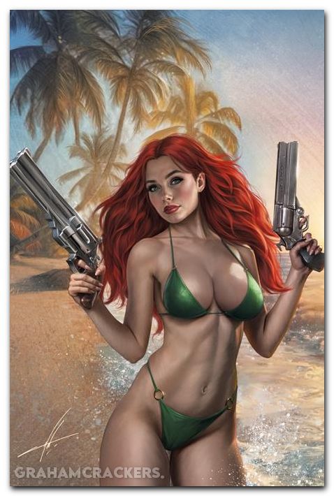 Heat Seeker Exposed A Gun Honey Series #4 (2025) cover f cohen foil virgin variant