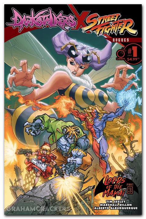 Darkstalkers X Street Fighter Rogues #1 (2025) cover a