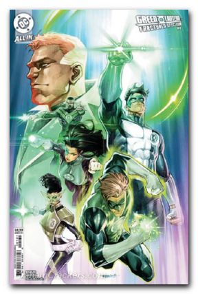 Green Lantern Fractured Spectrum #1 (2025) cover b segovia variant