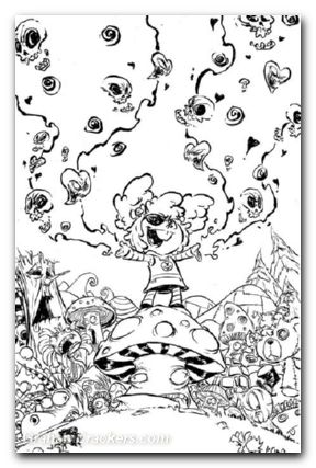 I Hate Fairyland #19 (2022) cover d young b&w virgin variant