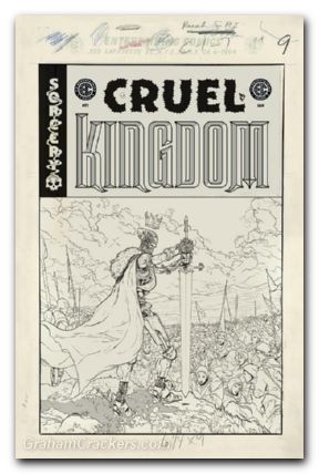 EC Cruel Kingdom #1 (2025) cover g pollina b&w artist edition variant