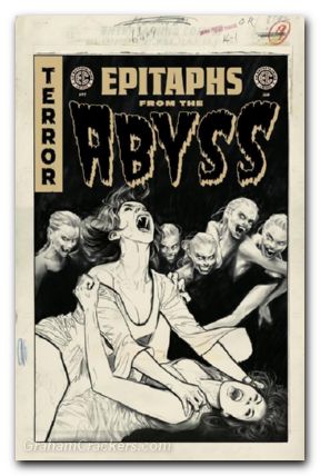 EC Epitaphs From The Abyss #7 (2024) cover d jones b&w artist edition variant