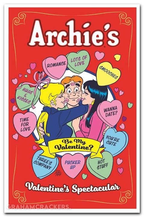 Archies Valentines Spectacular #1 (2026) cover b decarlo retro art variant