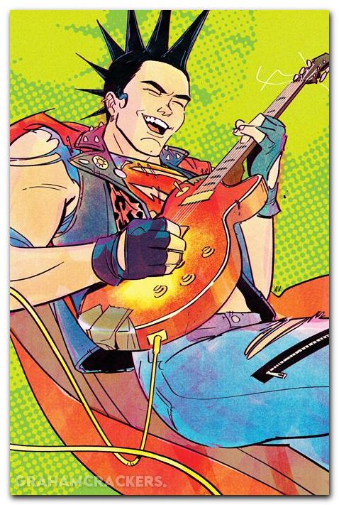 Action Comics #1094 cover d wu punk rock variant