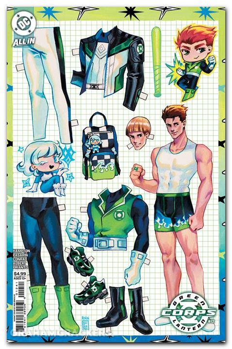 Green Lantern Corps #12 (2025) cover b gonzales variant