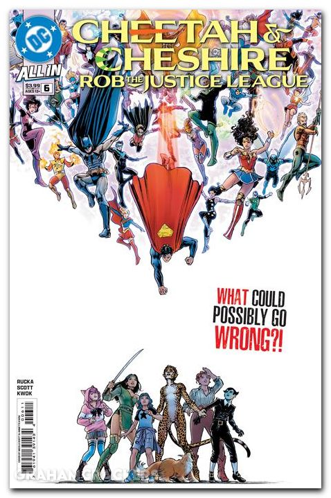 Cheetah And Cheshire Rob The Justice League #6 (2025) cover a