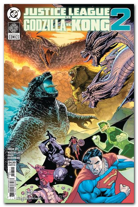 Justice League Vs Godzilla Vs Kong 2 #7 (2025) cover a