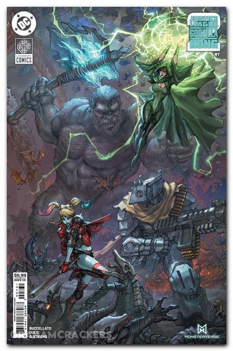 Justice League Vs Godzilla Vs Kong 2 #7 (2025) cover c quah variant