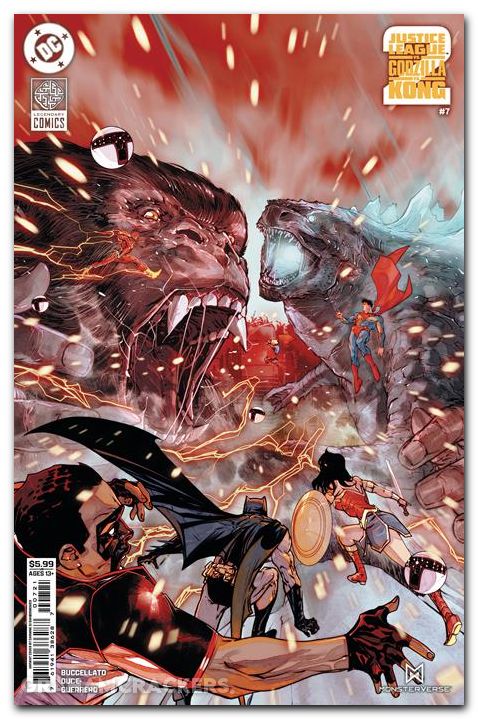 Justice League Vs Godzilla Vs Kong 2 #7 (2025) cover d di giandomenico variant