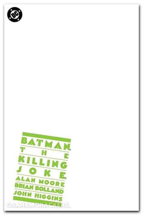 Batman The Killing Joke #1 (1988) 2026 facsimile edition cover c blank variant