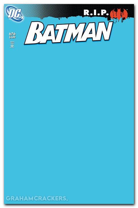 Batman #676 (1940) 2026 facsimile edition cover c blank variant