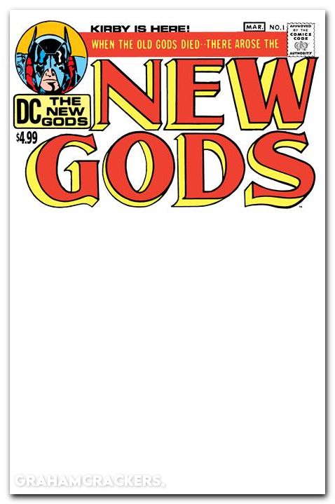 New Gods #1 (1971) 2026 facsimile edition cover c blank variant