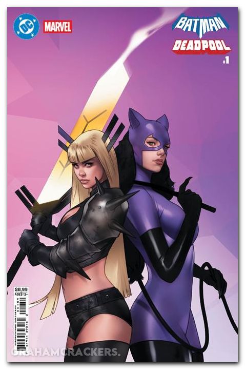 Batman Deadpool #1 (2025) second print cover c oliver variant