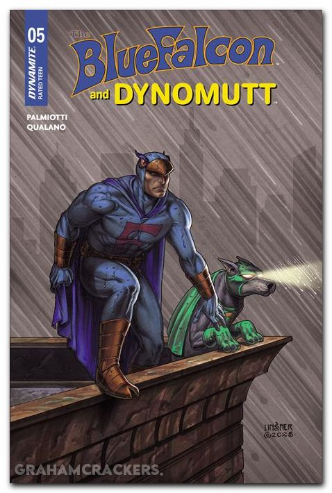 Blue Falcon And Dynomutt #5 (2025) cover c linsner variant