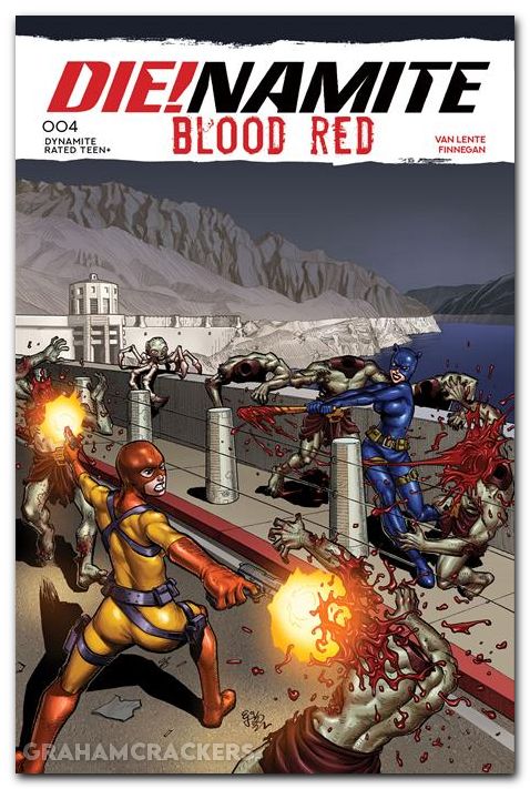 Die!Namite Blood Red #4 (2025) cover a