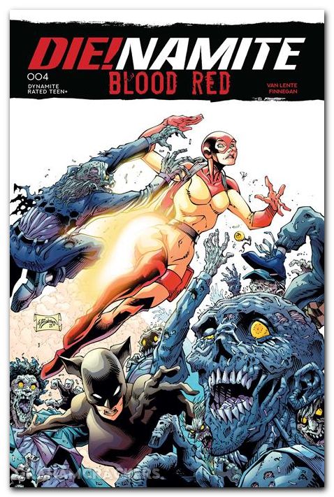 Die!Namite Blood Red #4 (2025) cover d robson variant