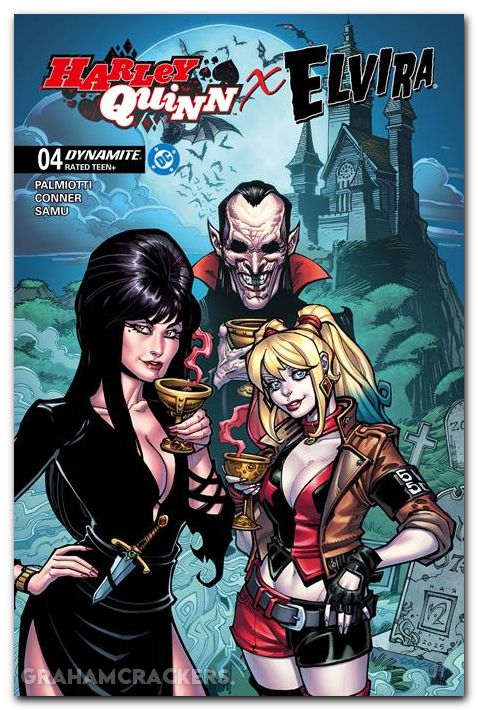 Harley Quinn X Elvira #4 (2025) cover b hardin variant