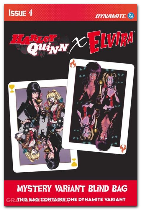 Harley Quinn X Elvira #4 (2025) cover e blind bag variant