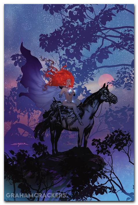 Sonja Reborn #6 (2025) cover i sayger virgin variant