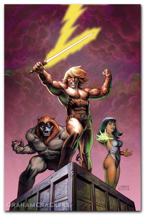 Thundarr The Barbarian #1 (2026) cover o linsner line art virgin variant