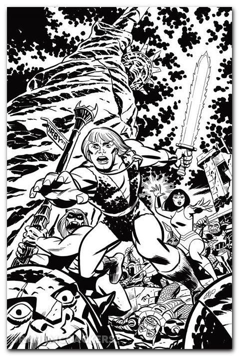 Thundarr The Barbarian #1 (2026) cover p cho line art virgin variant
