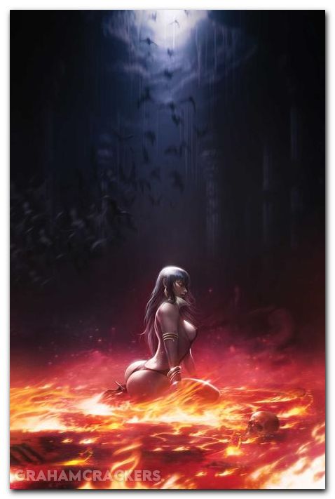 Vampirella Armageddon #7 (2025) cover i mattina virgin variant