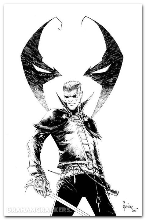 Curse Of Sherlee Johnson #5 (2025) cover c glapion b&w virgin variant