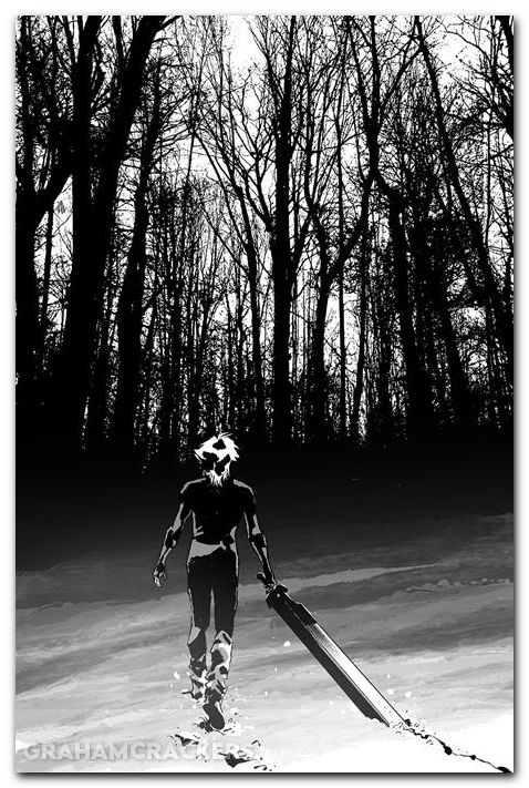 Lost Fantasy #7 cover c casalanguida b&w virgin variant